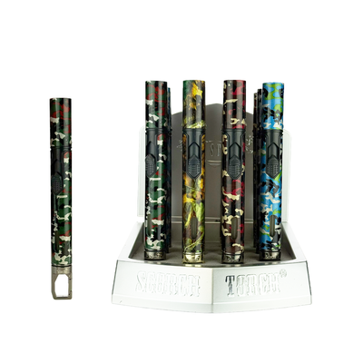 Compact Camouflage Precision Torch with Clip