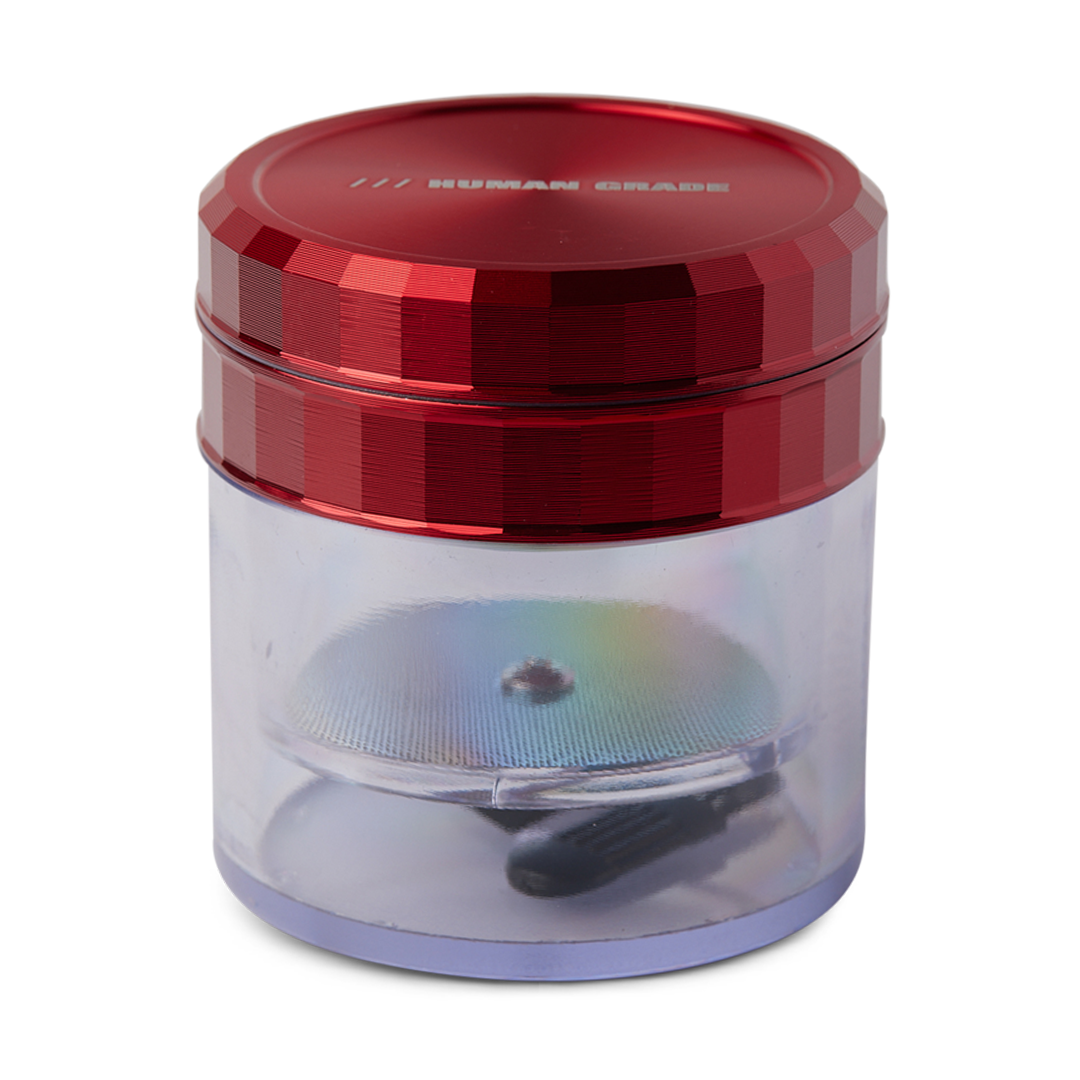 Premium Aluminum Dry Herb Grinder with Storage