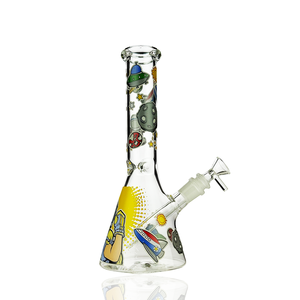 Distinctive 10-Inch Decal Water Pipe