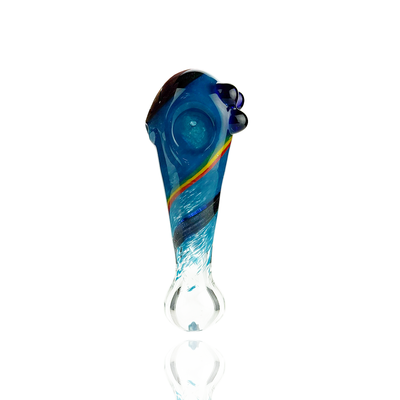 Slime Frit Dichro Glass Spoon Pipe 4.5 Inch