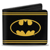 Licensed Bi-fold Wallet - Batman Shield Double-stripe Black