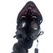 Light Up Black Plated Gas Mask Bong On sale