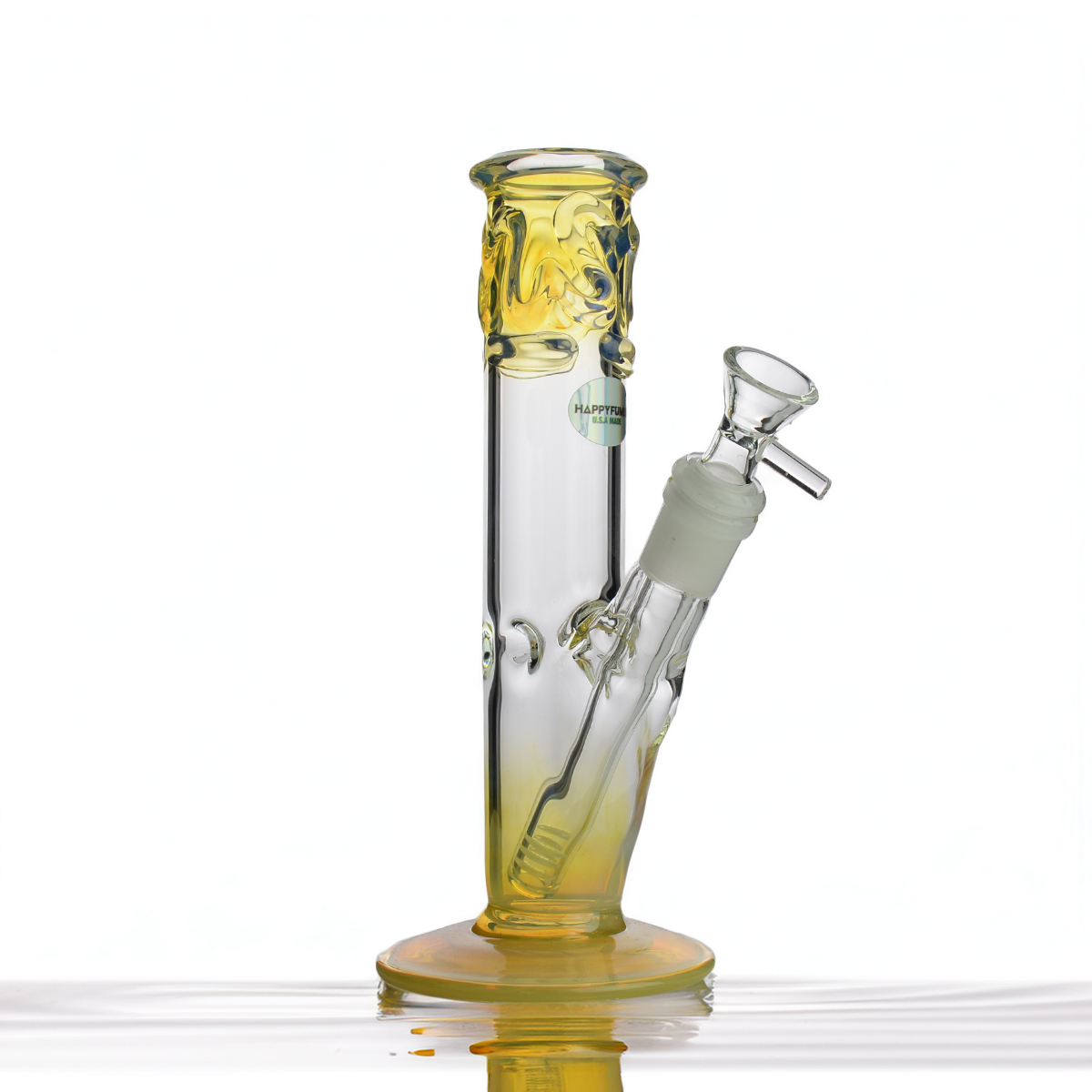 8-Inch Fumed Glass Straight Shooter Water Pipe