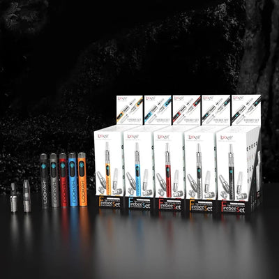 Collection Of Firebee Wax Kit Vaping Devices In Various Colors And Packaging