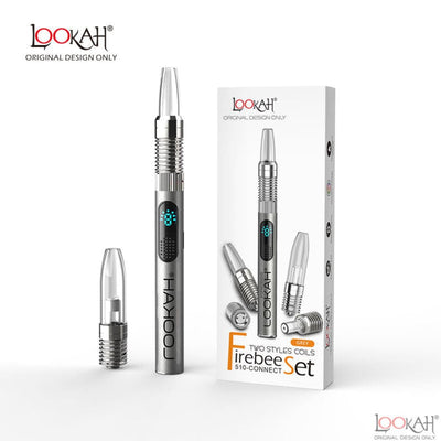 Firebee Wax Kit: Electronic Vaporizer Pen With Digital Display And Interchangeable Coils