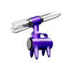 Futuristic purple electric dab straw with transparent attachment - Lookah Giraffe Nectar