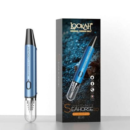 Lookah Seahorse 2.0 nectar collector kit with blue quartz vape pen
