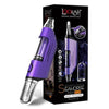 Lookah Seahorse Pro Plus Dab Pen with Quartz Tip and Packaging in a Vibrant Purple Color