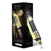 Lookah Seahorse Pro wax pen with quartz coil, gold and black design labeled ’Seahorse Pro’