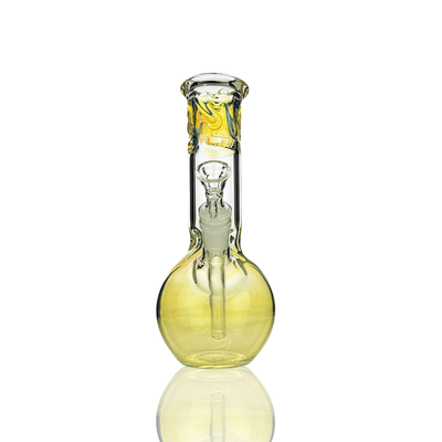 Handcrafted 10" Fumed Glass Sphere Beaker