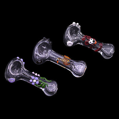 Artisan Glass Pipe with Whimsical Animal Design