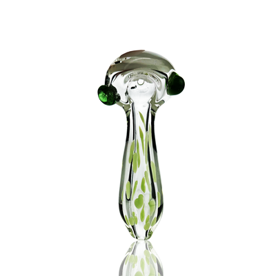 Artisan 4-inch Slime Dot Glass Hand Pipe