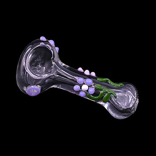 Artisan Glass Pipe with Whimsical Animal Design