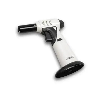 Maven Torch Tornado Model premium lighter: white black butane torch
