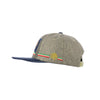 Gray Baseball Snapback Hat with Colorful Elephant Logo for National Style and Comfort