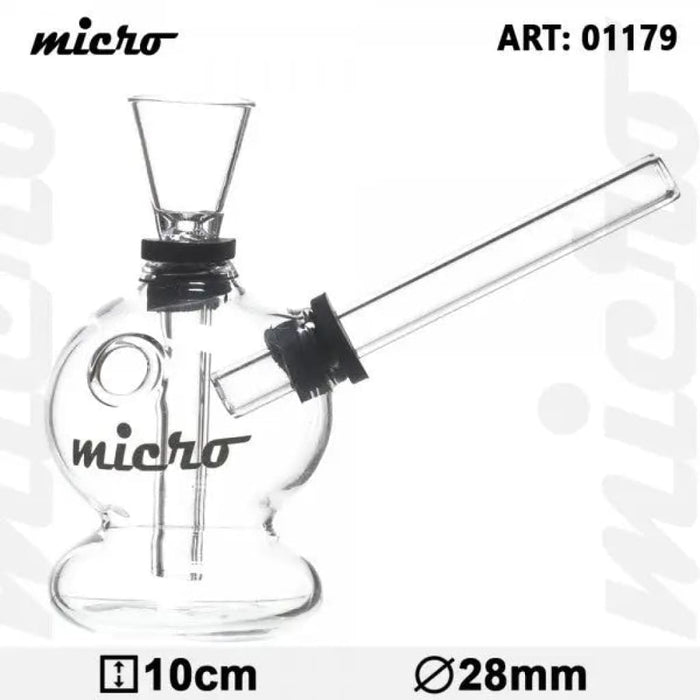 Micro | 4 Hand Held Glass Water Pipe On sale
