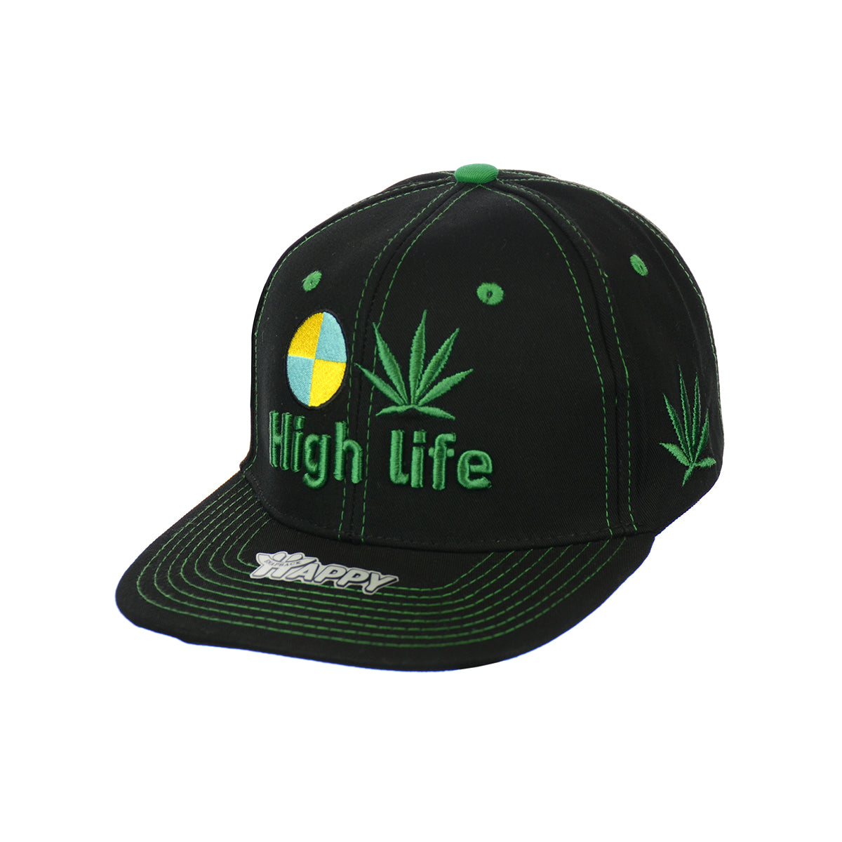 Premium Embroidered High Life Snapback Hat