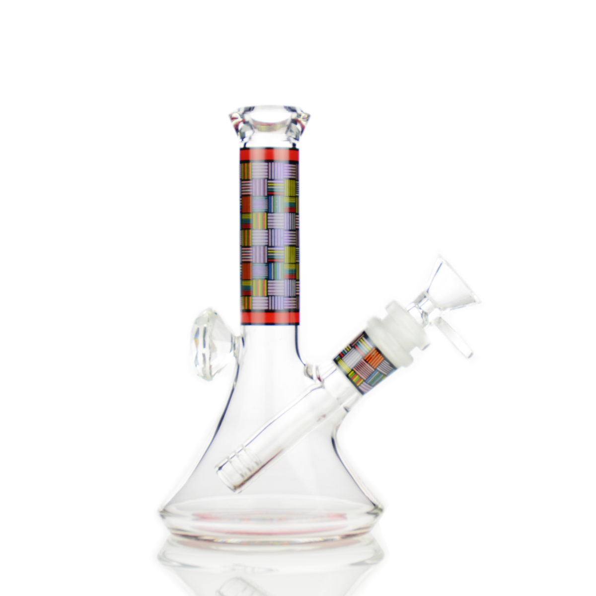 Diamond Beaker Water Pipe - 7 Inch with 14mm Bowl