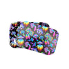 Colorful Mushroom Magnetic Lid Metal Rolling Tray with psychedelic mushroom pattern