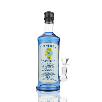 Distinctive 9-Inch Liquor Bottle Water Pipe