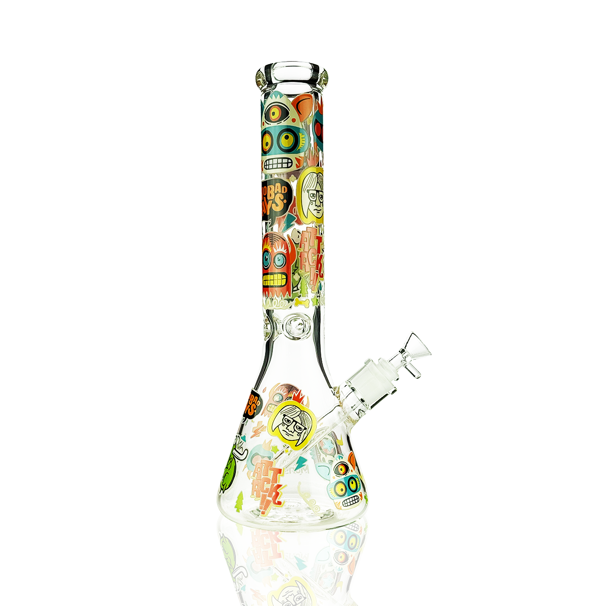 14-Inch Beaker Water Pipe with 7mm Thick Glass