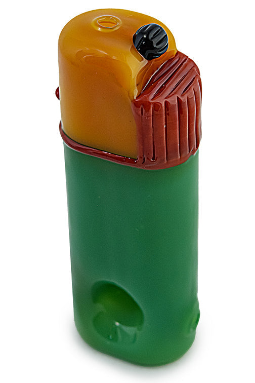 Vibrant Lighter Style Glass Hand Pipe