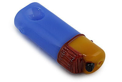 Vibrant Lighter Style Glass Hand Pipe