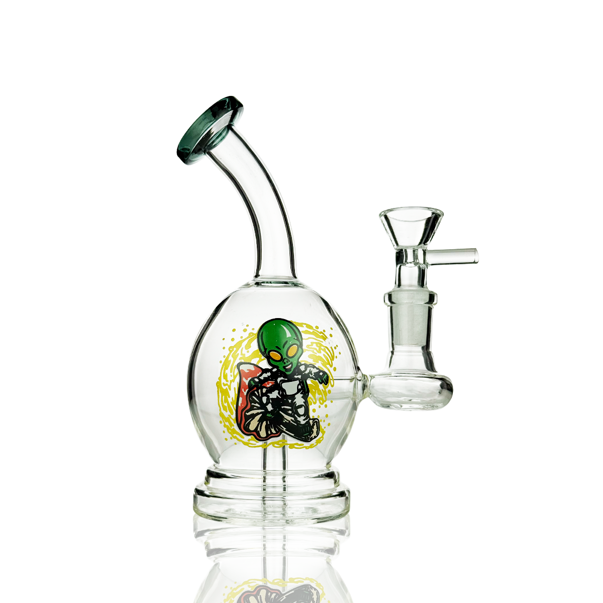 Elegant Spherical Water Pipe with Sticker