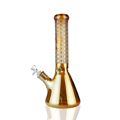 14-Inch Electroplated Beaker Water Pipe