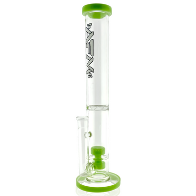 AFM 13″ Double Puck Straight Tube Bong