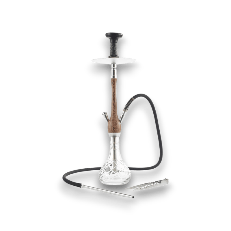 Timber LUX Hookah with Elegant Wood Finish
