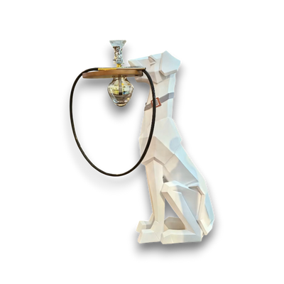 Majestic Dobermann Sculpture Hookah 36-Inch