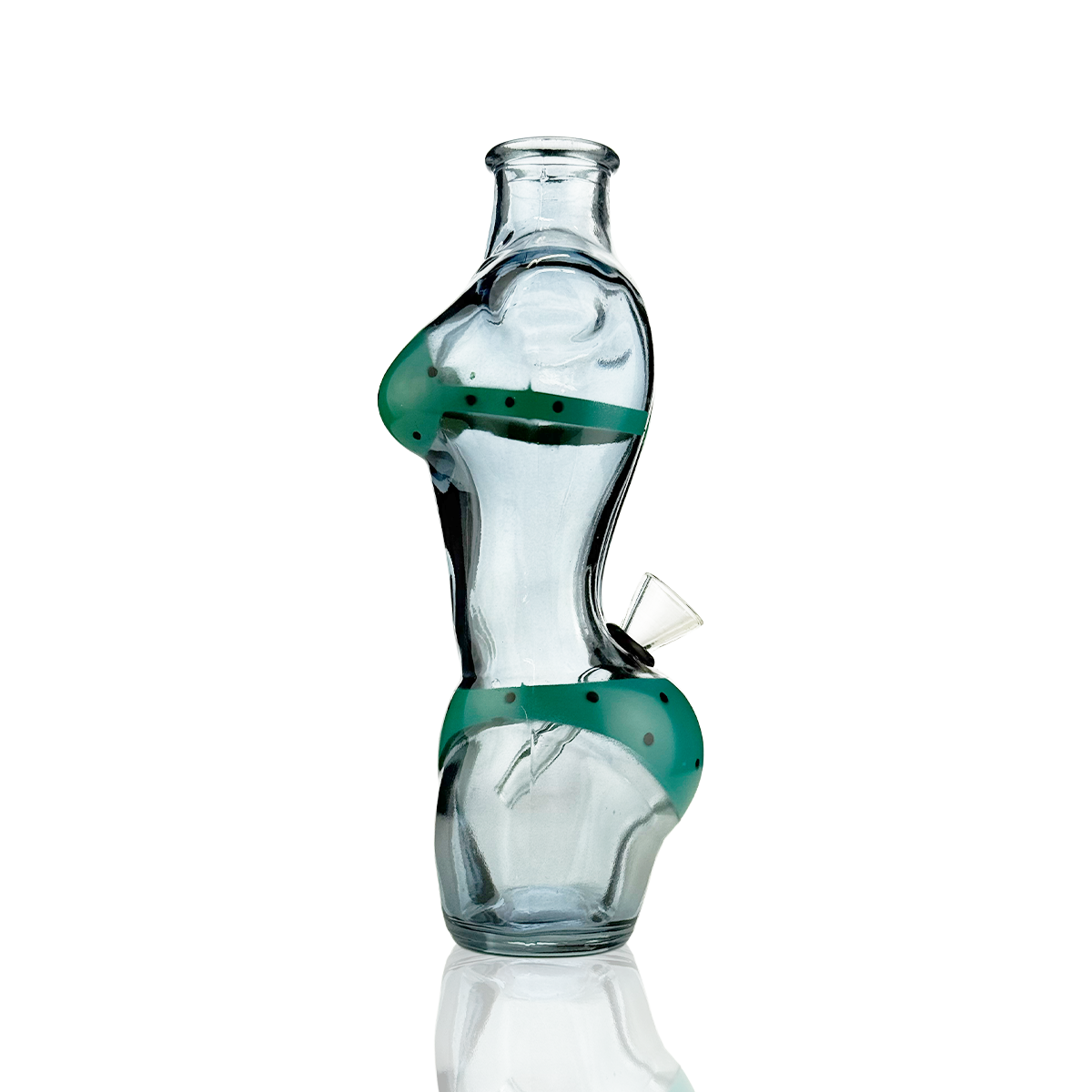 Elegant 8-Inch Sculpted Female Form Water Pipe