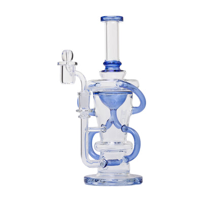 10.25" Straight Recycler Dab Rig with Quartz Set