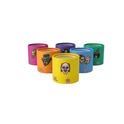Colorful cylindrical containers of Nuevo Grinder De Vidrio y Metal De Alta Resistencia