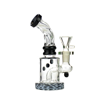 Compact 5.5" Wig Wag Water Pipe with 14mm Bowl