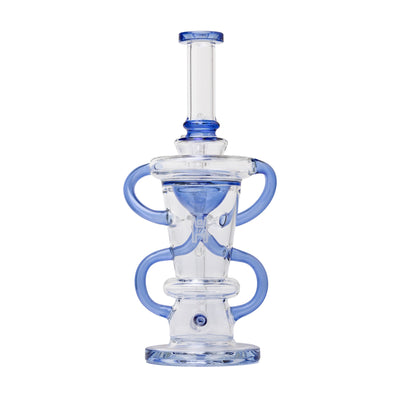 10.25" Straight Recycler Dab Rig with Quartz Set