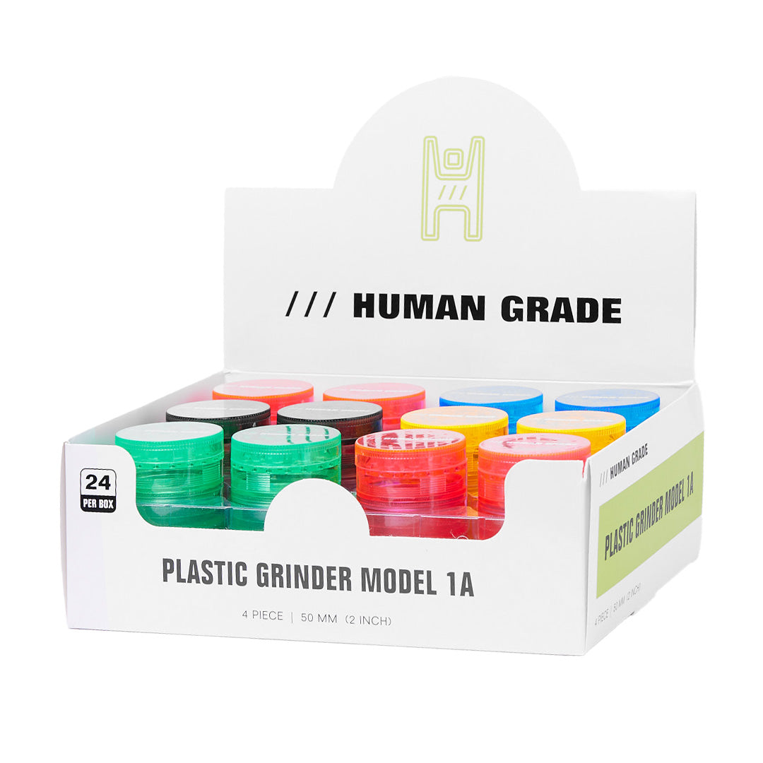 Assorted Plastic Dry Herb Grinder Displays