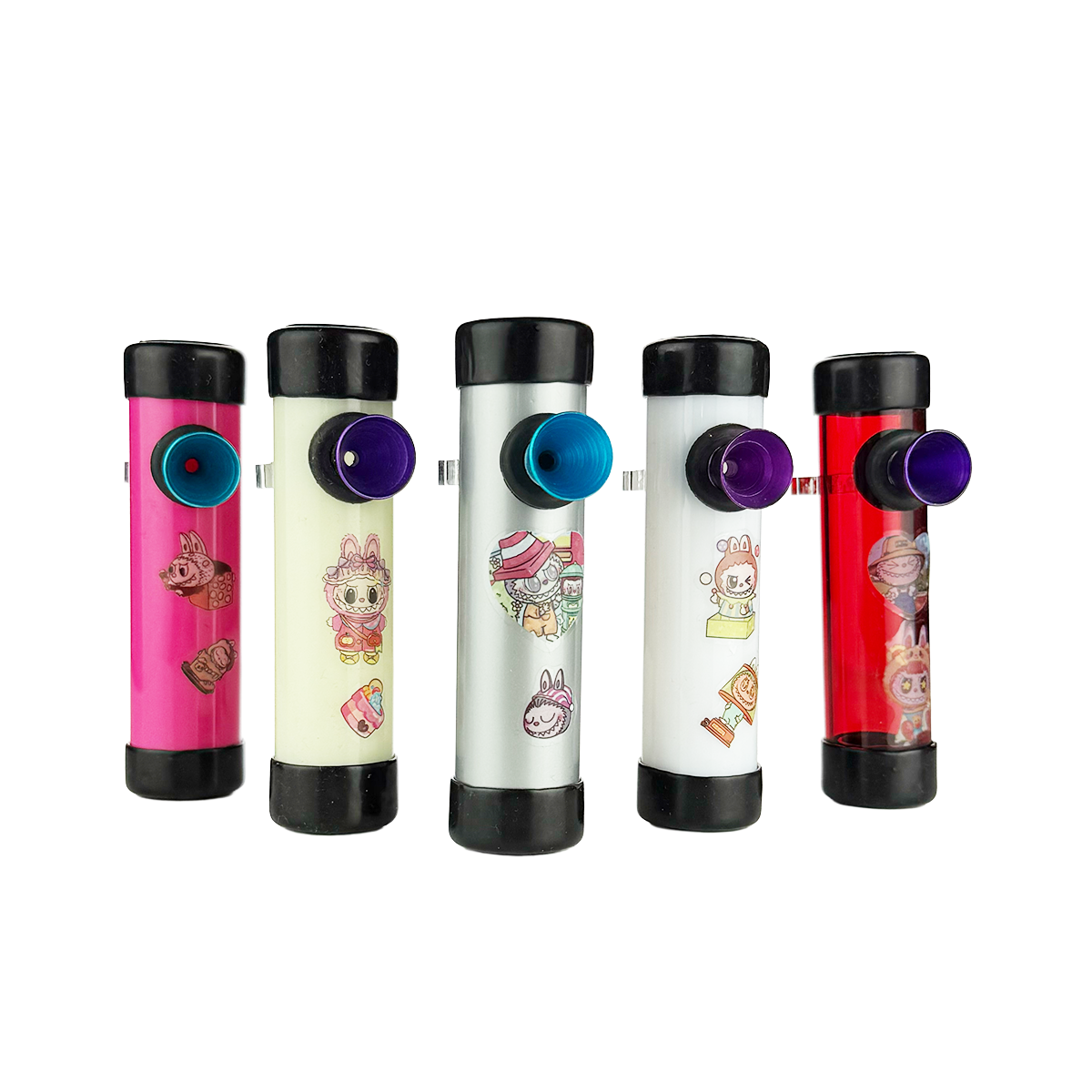 Labubu Art 4-Inch Acrylic Steam Roller Pipe