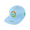 Do not Panic Leaf Embroidered Snapback Hat 100% Cotton