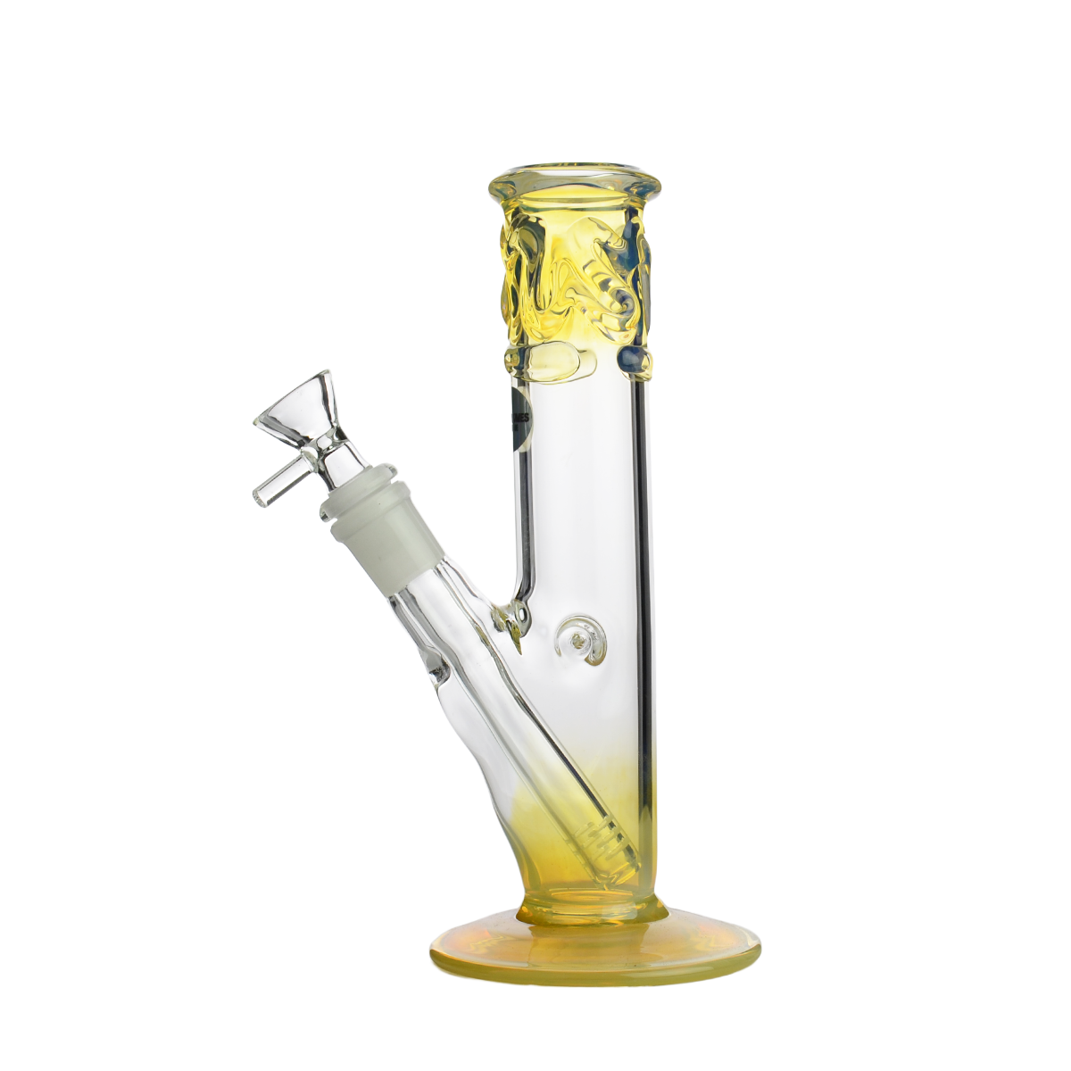 8-Inch Fumed Glass Straight Shooter Water Pipe