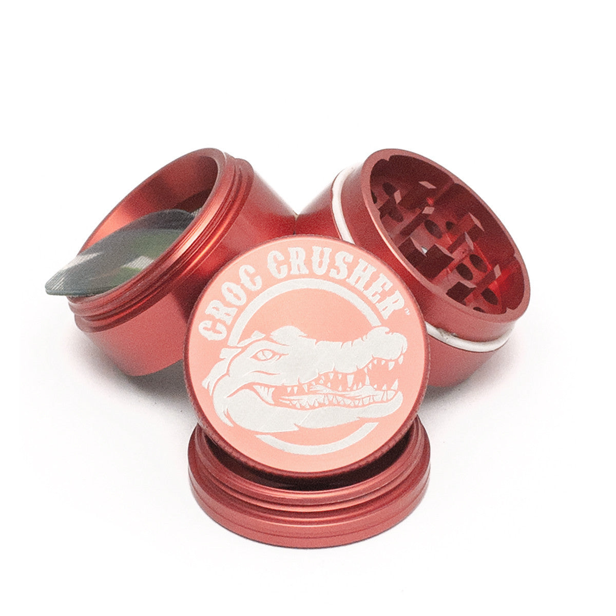 Croc Crusher 1.5" Aluminum Dry Herb Grinder