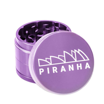 Piranha Aluminum 3-piece Grinder With Razor-sharp Teeth And ’piranha’ Branding