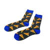 Pizza Socks Fits All 70% Cotton 25% Spandex 5% Elastic