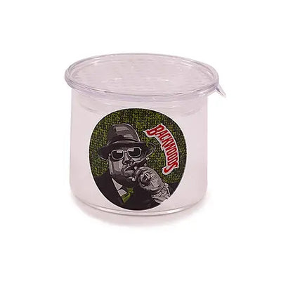 Premium air tight glass jar with bunked sticker lid