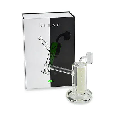 Premium Klean Glass Rig - Heavy Duty 7-9mm Thickness with Product Packaging Box