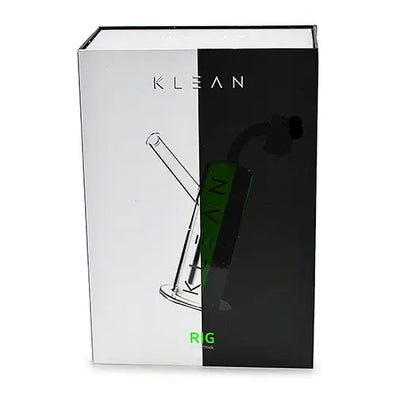 Product packaging for Premium Klean Glass Rig - Heavy Duty 7-9mm minimalist design