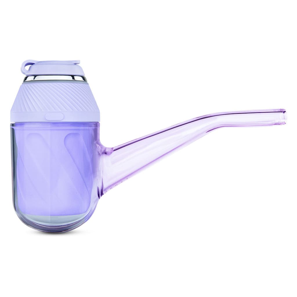 Limited Edition Bloom hand-held wax vaporizer: Transparent purple nasal irrigation device