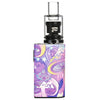 Colorful Pulsar Apx Wax Vape With Triple Quartz Atomizer And Psychedelic Design