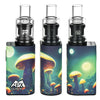 Pulsar Apx Wax Vape Devices With Triple Quartz Atomizer And Mushroom-themed Designs